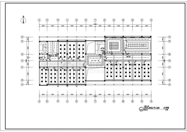 某高层办公楼建筑电气施工设计方案(CAD，20张图纸)-图一