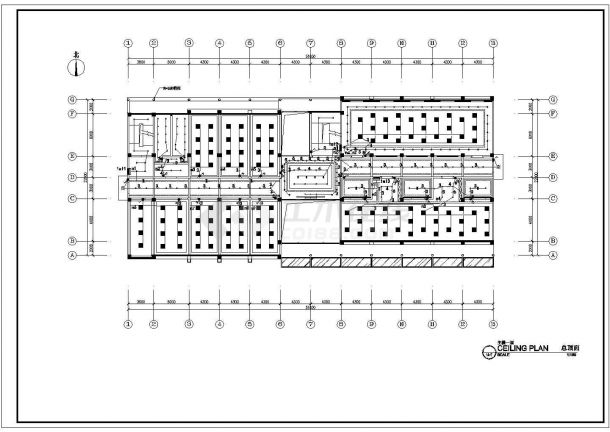 某高层办公楼建筑电气施工设计方案(CAD，20张图纸)-图二