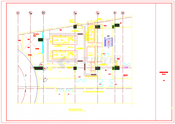 某地华侨城三洲田旅游项目一期锅炉房CAD图纸-图二