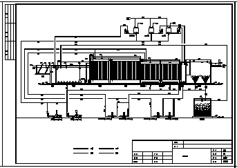 工厂污水处理站安装设计_某城市果汁加工厂污水处理站安装施工cad图纸-图一