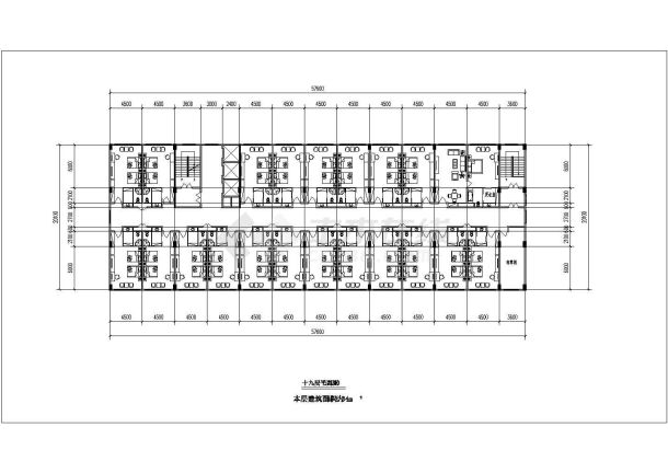 湖北某地区260间客房的商务五星级酒店设计CAD图-图一