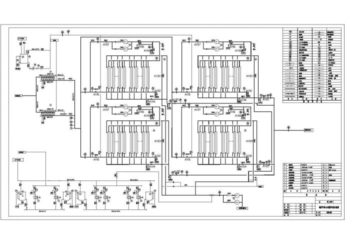 锅炉补给水超滤处理系统CAD图纸_图1