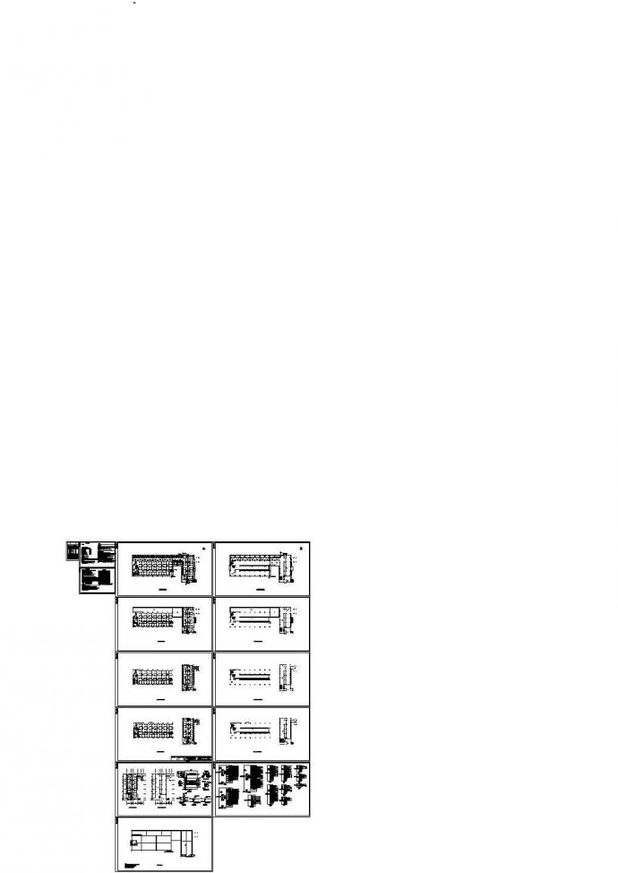 某六层车间厂房电气全套施工cad图（标注详细）_图1