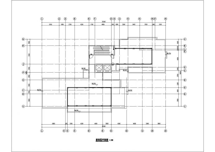 武汉市汉江区某街道32层剪力墙结构住宅楼平立面设计CAD图纸_图1