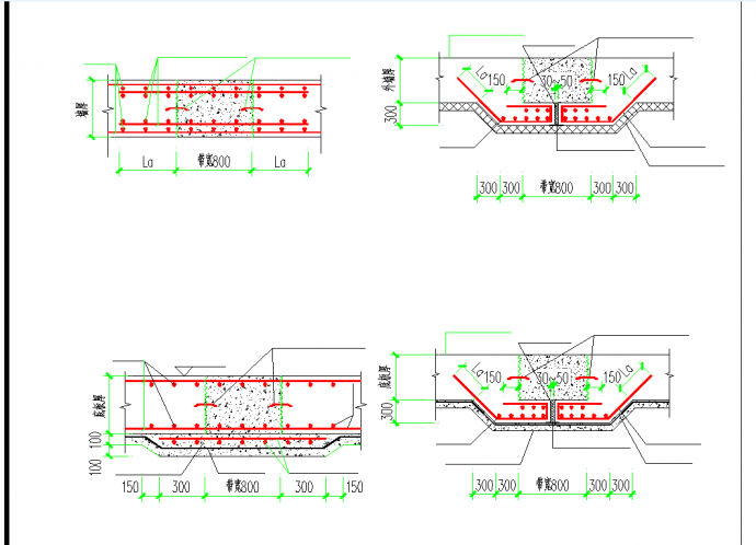 某地某道路隧道管理用房结构CAD图纸_图1