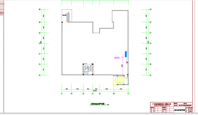 某地大学食堂改造维修项目暖施图CAD图纸_图1