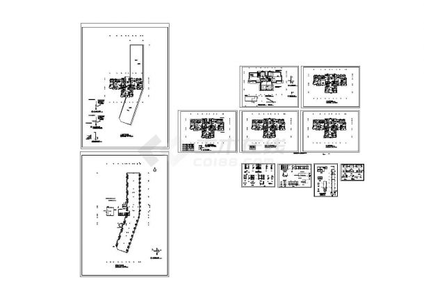 东晟珠江花园住宅楼建筑设计施工CAD全套图纸-图一