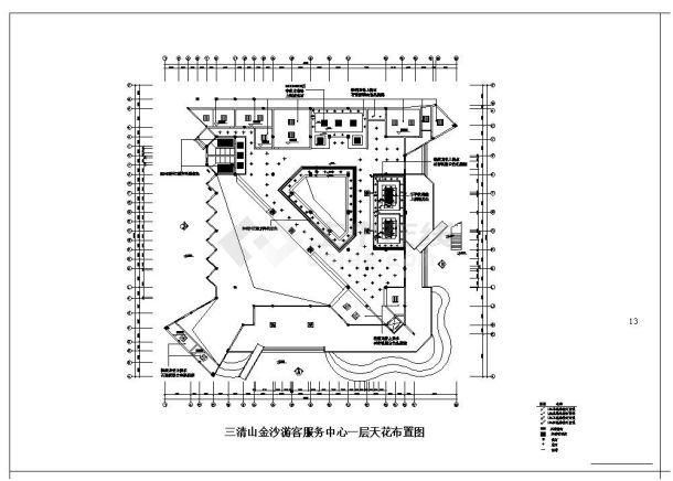 小型办公服务中心空调系统设计施工图-图二