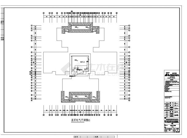 5号楼电气施工图设计CAD套图-图二