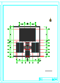 一层四合院建筑施工设计图带1张JPG外观效果图-图一