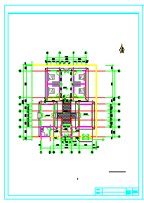一层四合院建筑施工设计图带1张JPG外观效果图-图二