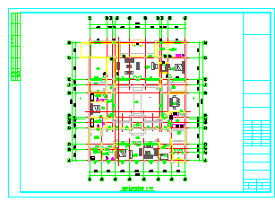 一层小型四合院建筑设计cad施工图含1JPG外观效果图-图一