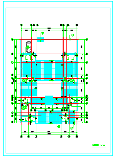 某单层四合院住宅建筑平立面设计CAD图纸-图二
