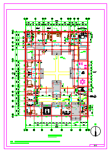 北京某四合院精品古建筑设计CAD施工图-图二