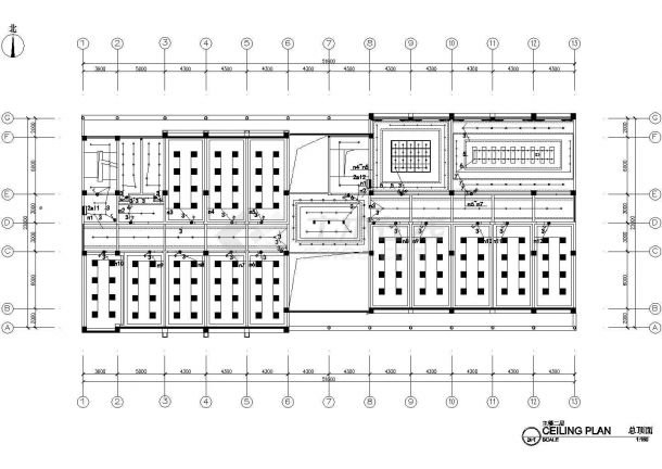某高层办公楼建筑电气施工设计方案（CAD，20张图纸）-图一