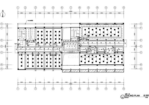 某高层办公楼建筑电气施工设计方案（CAD，20张图纸）-图二