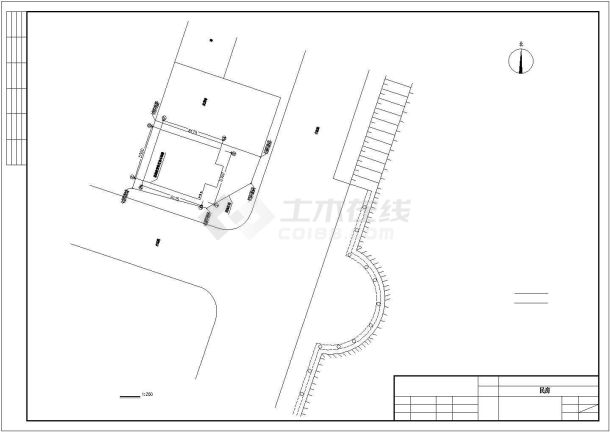 某坡屋顶别墅建筑结构施工图，含效果图-图一