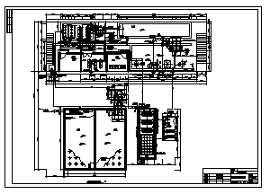 设备间污水处理系统设计_某厂设备间污水处理系统设计cad图纸-图一