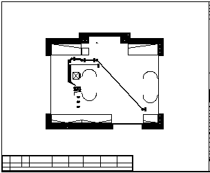 某三层商业楼电气施工cad图（含弱电，火灾自动报警设计）-图一