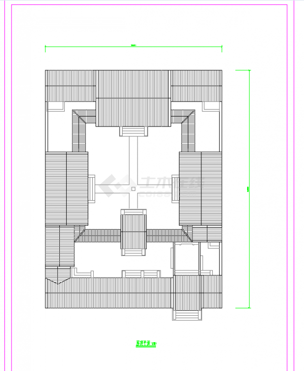 北京某四合院建筑施工图经典仿古建筑常用门窗图CAD图纸-图一