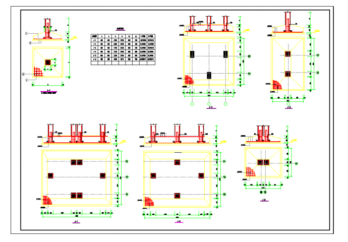 某地多层住宅框架结构CAD图纸_图1