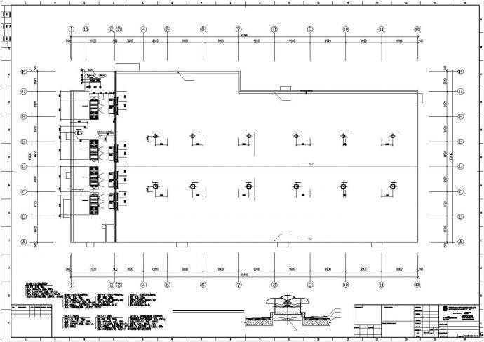 某工业区居民商场建筑暖通设计施工CAD图纸_图1