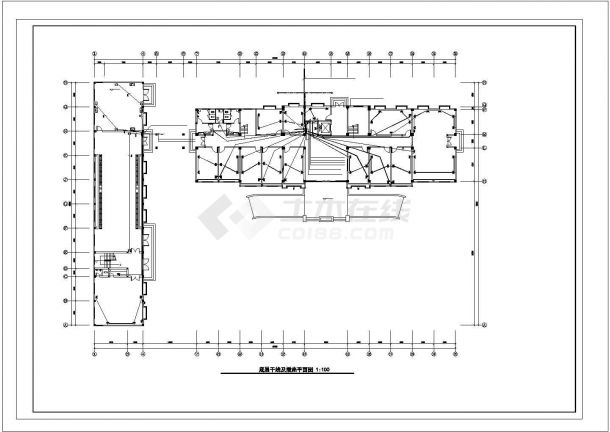 某五层办公楼建筑电气设计方案CAD图-图一