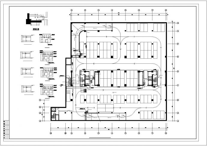 南方某高层办公楼建筑给排水设计cad全套施工图纸（含设计说明）_图1