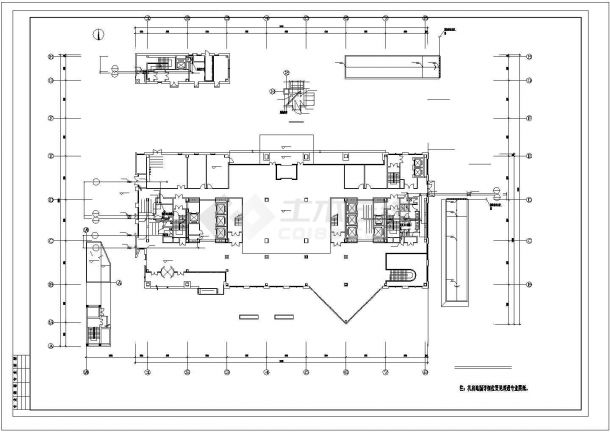 南方某高层办公楼建筑给排水设计cad全套施工图纸（含设计说明）-图二