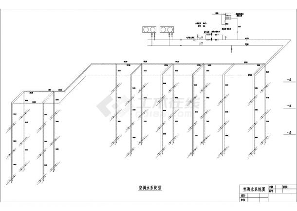 综合楼及宾馆整套中央空调设计CAD图纸-图二