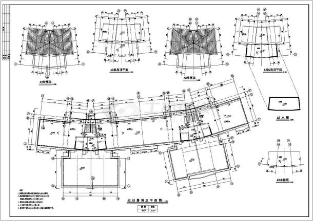 辽宁高层小区建筑底商私人住宅楼设计CAD详细建筑施工图-图一