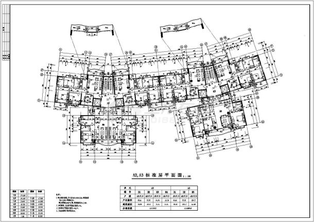辽宁高层小区建筑底商私人住宅楼设计CAD详细建筑施工图-图二