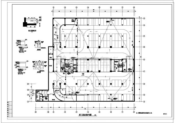 南方某十八层办公楼建筑给排水CAD图纸（含说明）-图一
