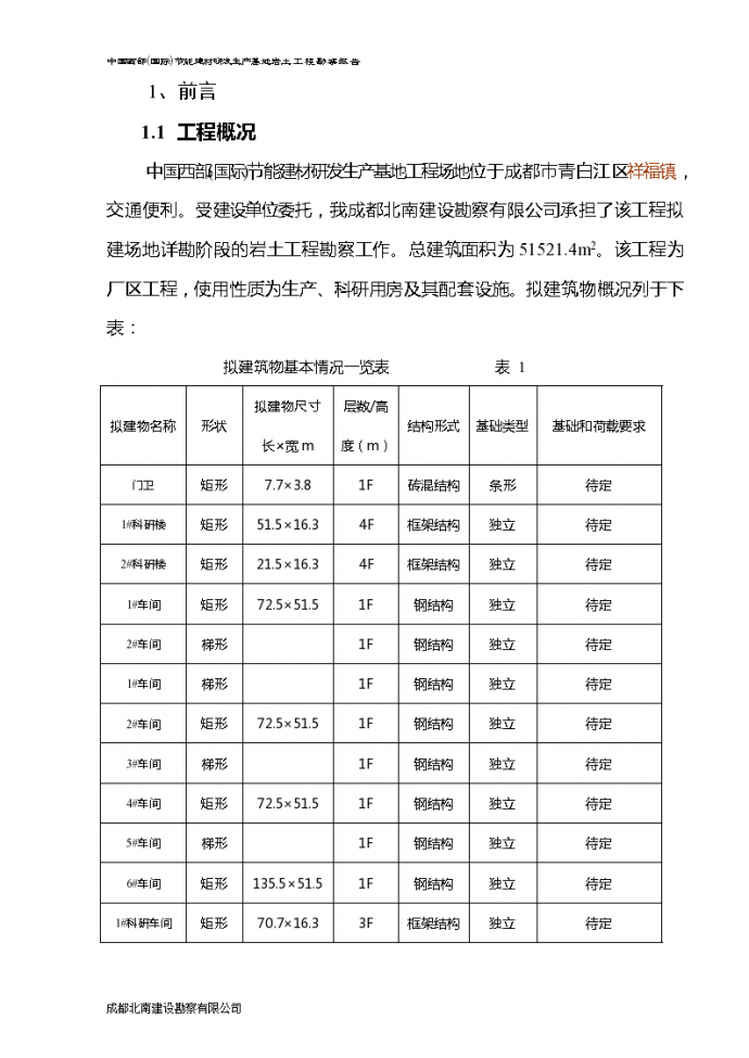 建设基地详细地勘报告_图1