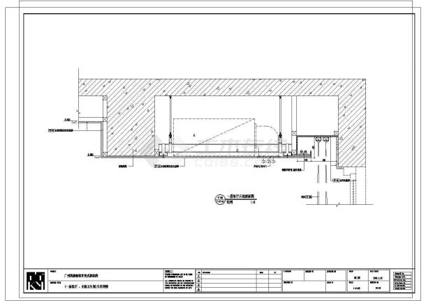 某复式户型样板间CAD设计节点施工图天花大样图-图一