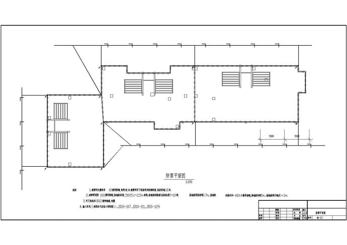 某六层住宅电气CAD设计完整构造图纸_图1