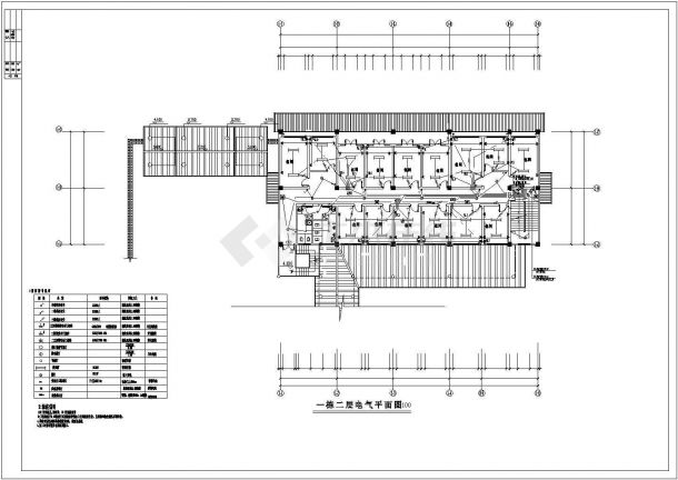 某多层住宅电气设计CAD大样完整构造详细图-图一