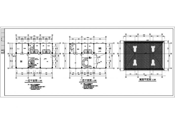 香港私人建筑方案施工期临建（生活办公）用房设计CAD全套建筑施工图_图1