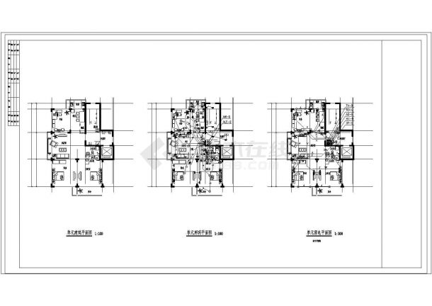 某高层住宅电气CAD完整详细大样设计图-图二