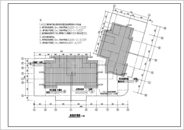 营山县荣泰春天1号楼建筑底商私人住宅楼设计CAD详细建筑施工图-图一