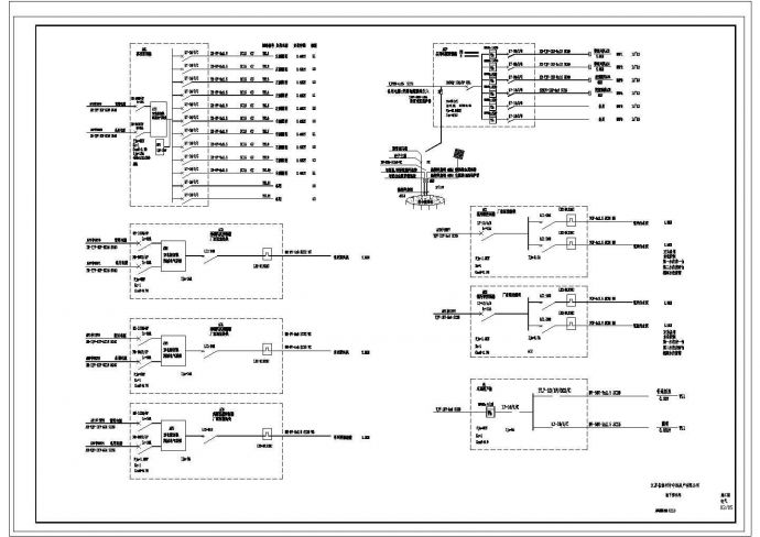 某三类地下车库电气CAD完整构造设计_图1