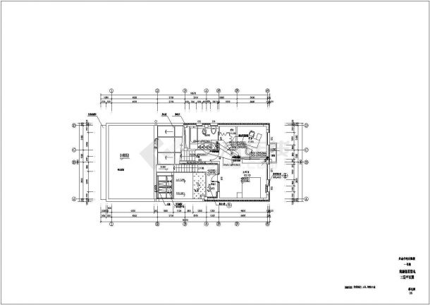 某世博花园住宅别墅示范楼CAD电气设计施工图-图一