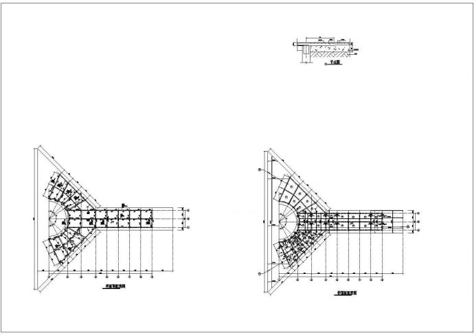 某景观石桥CAD结构施工设计图纸_图1