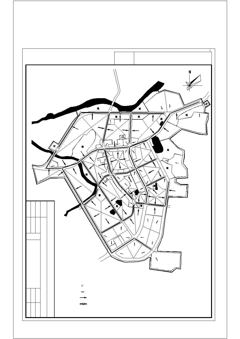 某镇排水规划设计图纸