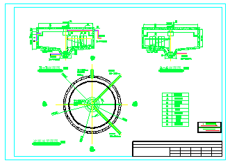 污水厂设计全套施工图纸（A2_O工艺）-图二