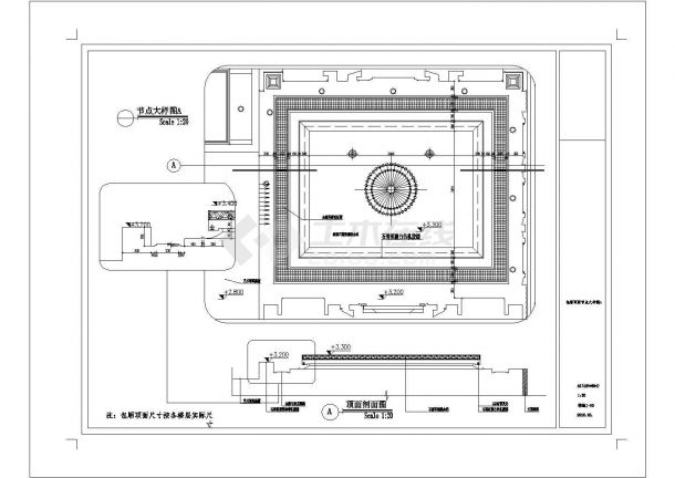 苏州某私人会所KTV室内装饰装修设计cad施工图（附带jpg效果图）-图二