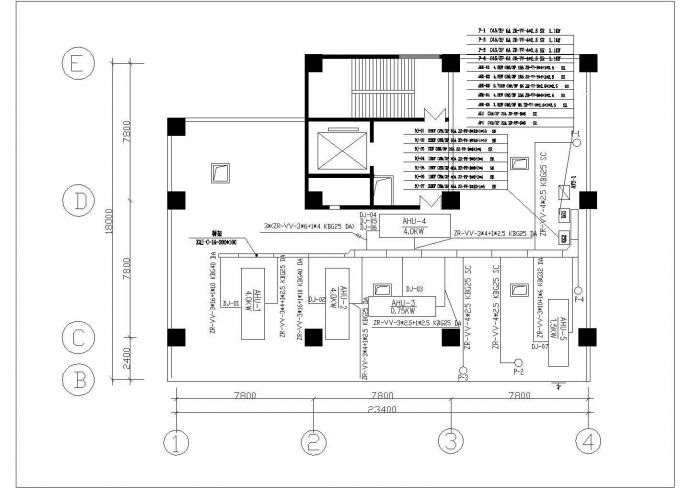 某医院动力CAD设计节点完整构造平面图_图1