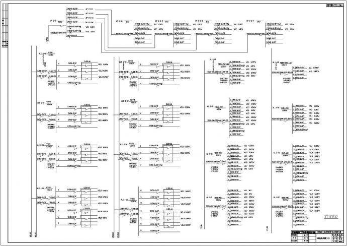 某榆树医院照明CAD电气设计构造施工图纸_图1