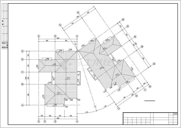 太原市香菊花园小区6层砖混结构住宅楼全套建筑设计CAD图纸-图一