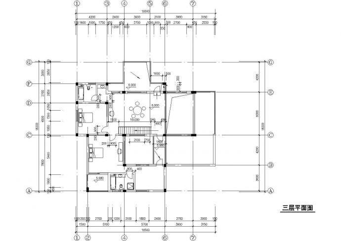 室内带游泳池的别墅建筑设计方案_图1